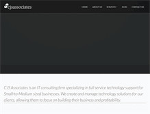 Tablet Screenshot of cjsassociates.com